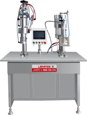China Semi Automatic Bag on Valve Aerosol Filling Machine supplier