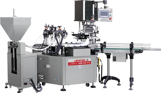 Automatic filling and capping machine