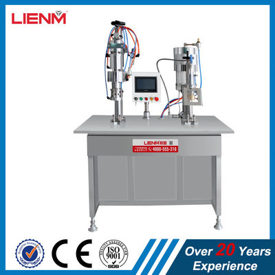 Bag on valve BOV filling and sealing machine