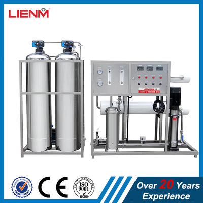 Automatic Stainless steel reverse osmosis water treatment with soft filter supplier