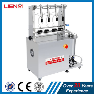4 heads Semi automatic Filling Machine for Perfume nail polish vacuum liquid filler equipment for glass bottles supplier