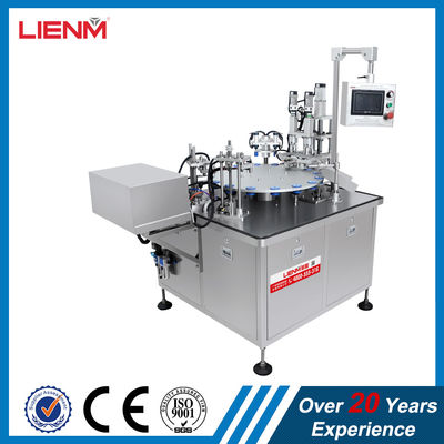 roll-on glass bottles filling inserting roller capping machine fully automatic perfume oil fragrance filler capper line supplier