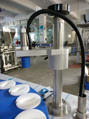China factory high quality Rotary perfume air cleaning filling crimping collaring machine 4 into one machine supplier