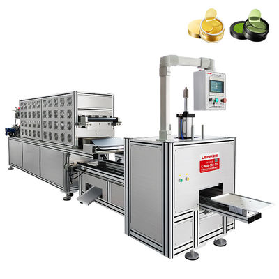 New Automatic Cosmetic Crystal Eye Mask Filling Machine Forming Line For Skin Care Eye Patches Gel supplier