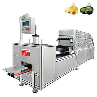 New Automatic Cosmetic Crystal Eye Mask Filling Machine Forming Line For Skin Care Eye Patches Gel supplier